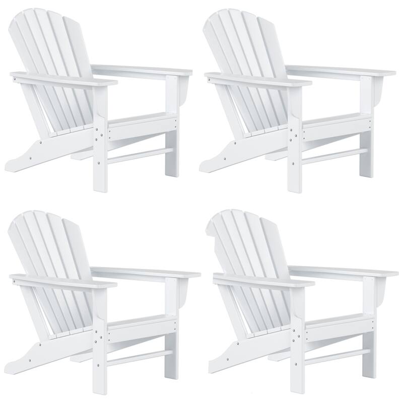 POLYTRENDS Altura Outdoor Eco-Friendly All Weather Poly Adirondack Chair (Set of 4)