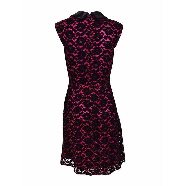 Shop Betsey Johnson Women S Velvet Mesh A Line Dress 4