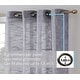 preview thumbnail 17 of 62, HLC.me Madison Faux Linen Textured Sheer Privacy Sun Light Filtering Window Grommet Thick Curtains Panels, Set of 2