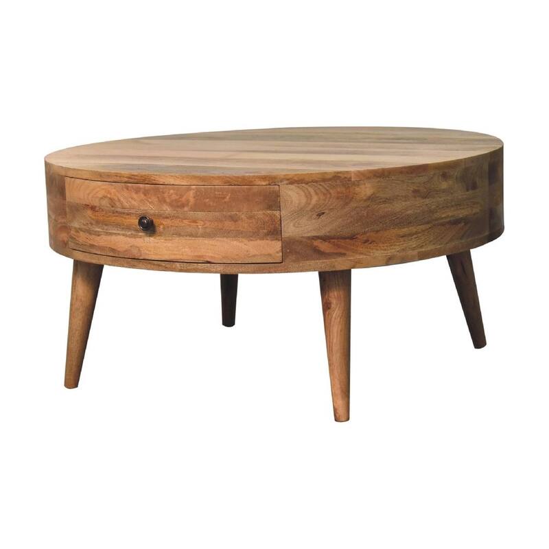 Artisan Furniture Solid Wood Odyssey Oak-ish Coffee Table