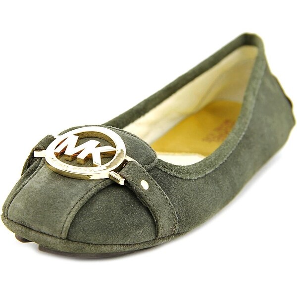 michael kors fulton flats green