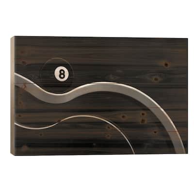 Black Print On Wood by Jacqueline Hammer - Multi-Color