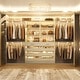 preview thumbnail 1 of 7, Set of 2 Closet System with Wooden Drawers and Hanging Rods, Closet Organizer with Adjustable Storage Shelves Washed Oak