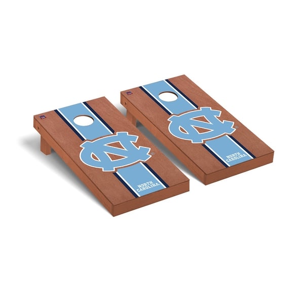 slide 2 of 5, North Carolina Tar Heels Rosewood Cornhole Board Set 1