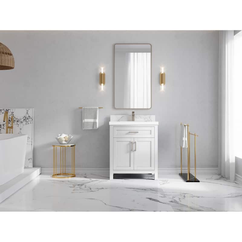 Willow Collections 30 in. W x 22 in. D Cambridge Single Sink Bathroom Vanity with Countertop