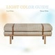preview thumbnail 42 of 60, HomePop upholstered Bench with Wood Base