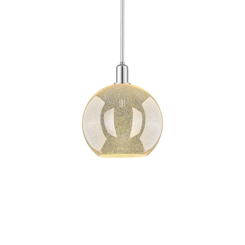 Innovations Lighting 716-1S-15-12 Athens Pendant Athens 12" Wide - Polished Chrome / Mercury