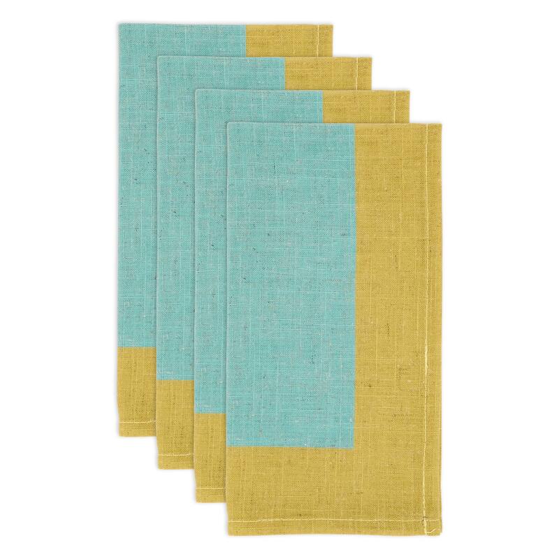 Multicolored Band Napkin (Set of 4) - 20"x20"