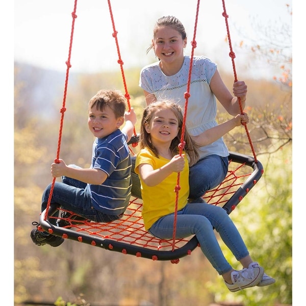 Magic Cabin 30 in. x 40 in. Red Giant Platform Swing One Size