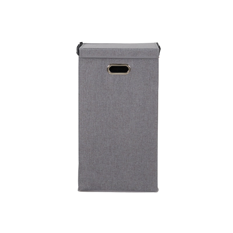 Household Essentials Laundry Hamper with Lid - 14.0"L x 14.0"W x 26.0"H