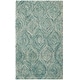 preview thumbnail 31 of 32, SAFAVIEH Handmade Ikat Madyson Wool Rug 4' x 6' - Ivory/Sea Blue - Rectangle