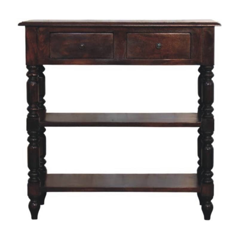 Artisan Furniture Solid Wood Turned legs Cherry Side Table