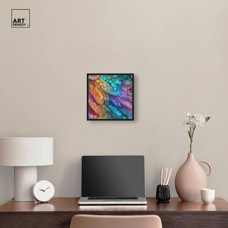 Glittering Spectrum I Canvas by Art Remedy