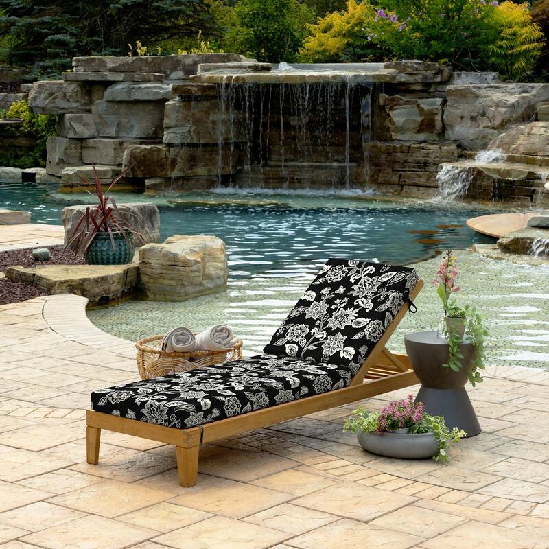 ARDEN Foam Outdoor Chaise Lounge Cushion, 21 x 72