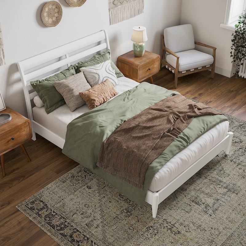Savannah Solid Wood Low Profile Platform Bed