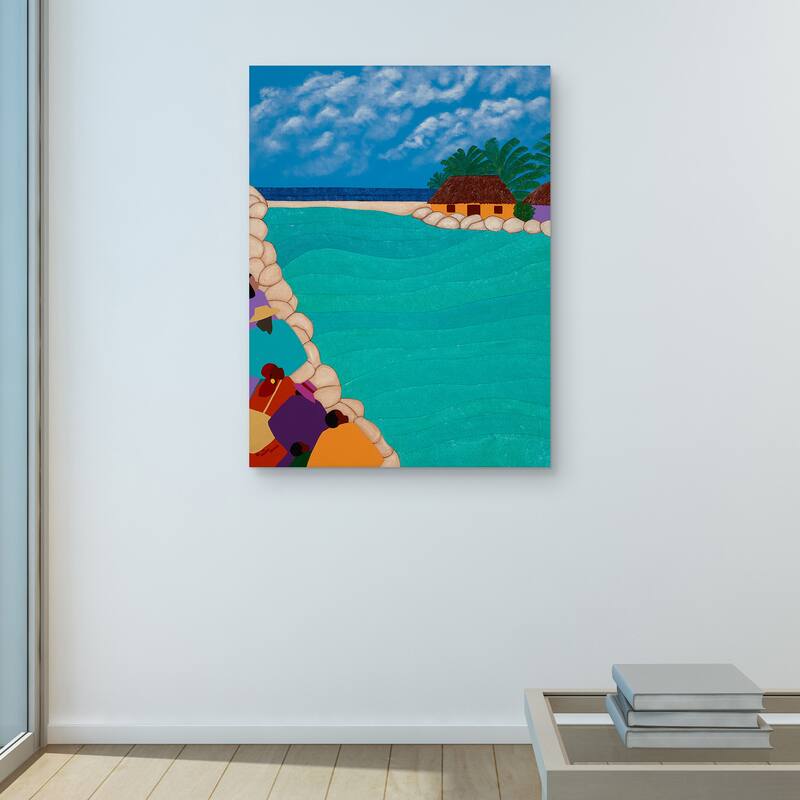Curacao Lagoon by Synthia SAINT JAMES Canvas Art Print