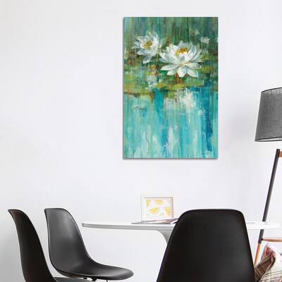 iCanvas "Water Lily Pond Panel I" by Danhui Nai Canvas Print