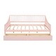preview thumbnail 23 of 22, Multi-functional Design,Full Size Daybed with Trundle and Support Legs,Solid Construction