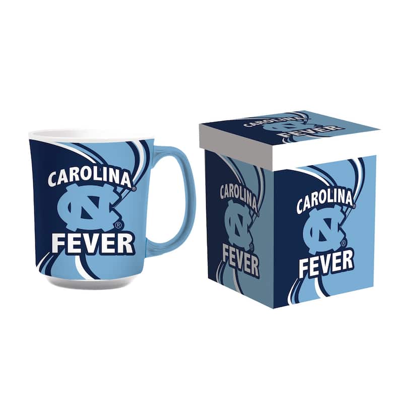 University of North Carolina, 14 oz Ceramic Coffee Mug w/ Gift Box