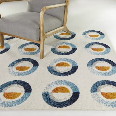 Curie Modern Geometric Area Rug
