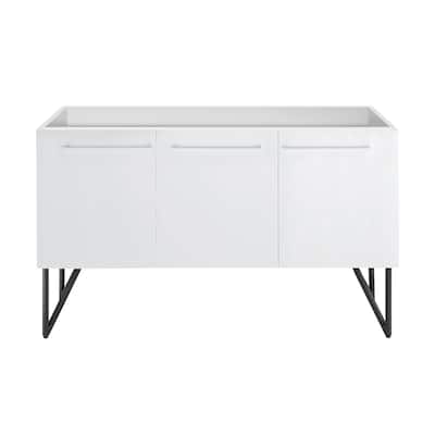 Annecy 60 Glossy White Bathroom Vanity Cabinet Only (Sm-Bv216)