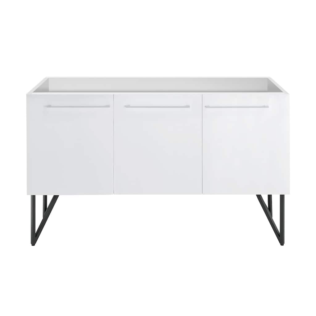 Annecy 60 Glossy White Bathroom Vanity Cabinet Only (Sm-Bv216)