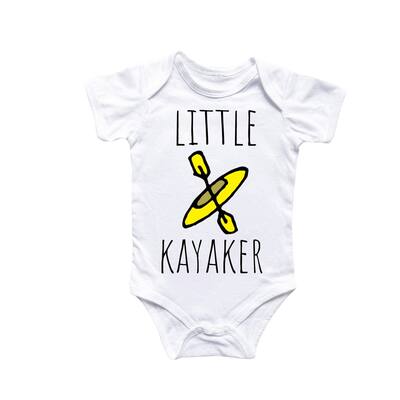 Kayak River Lake - Baby Boy Girl Clothes Infant Bodysuit Funny Cute Newborn