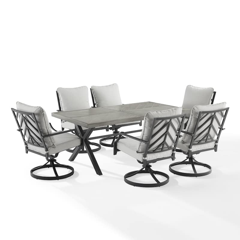 Crosley Otto 7Pc Outdoor Metal Dining Set