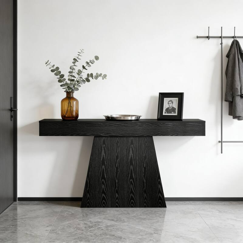 Practical Sofa Table, Hall Table, Entryway Table - Black