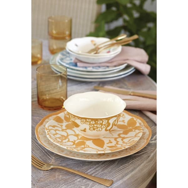 Butterfly Meadow Cottage 4-Piece Rice Bowls - Set Of 4