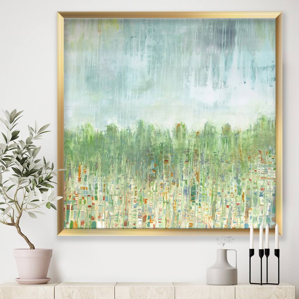 Designart "Hints Of Autumn" Modern & Contemporary Premium Framed Art Print