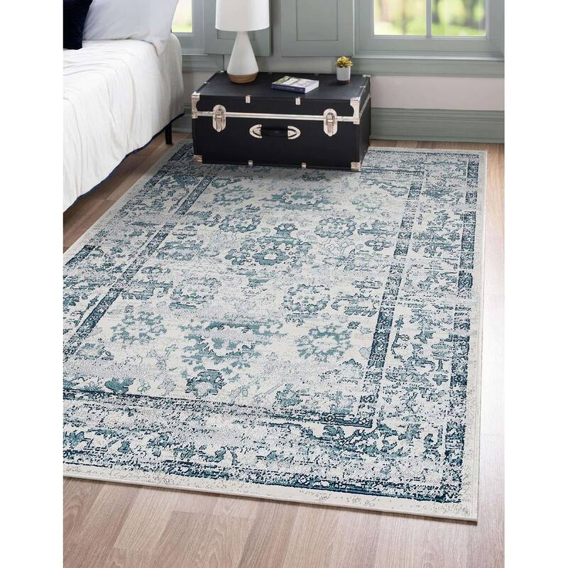 Contemporary Synnove Collection Area Rug - 4'x6' - Ivory