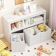 preview thumbnail 7 of 42, Costway Storage Cabinet 3 Drawer Chest w/Wheels Large Storage Cube - See Details