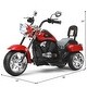 preview thumbnail 16 of 27, 6V Powered Toddler 3 Wheel Motorbike Ride On Toy with Horn and Headlight - 36" x 19" x 25"