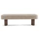 preview thumbnail 52 of 68, Christopher Knight Home - Modern Upholstered Dining Bench with Padded Seating