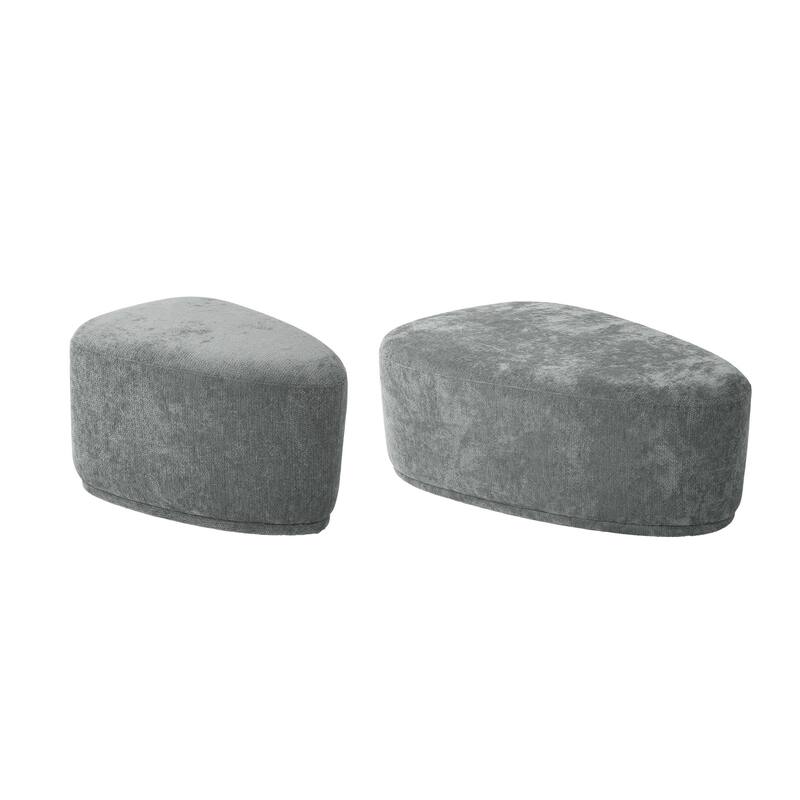 Oversized Triangle Cocktail Ottoman (Set of 2)
