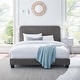 preview thumbnail 3 of 52, Celine Channel Tufted Performance Velvet Queen Platform Bed