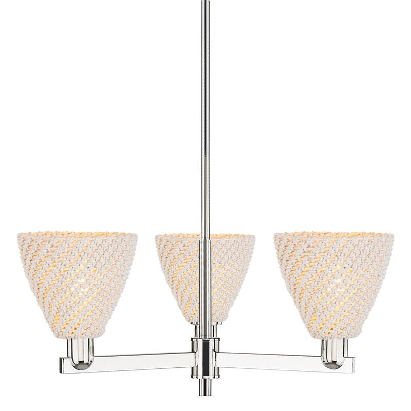 Innovations Lighting 716-3CR-12-18 Natural Ballston Dome Chandelier