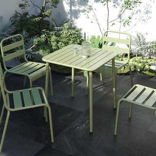 Sera Square Table Outdoor Courtyard Table Villa Open Air Dining Table Waterproof Table Retro American