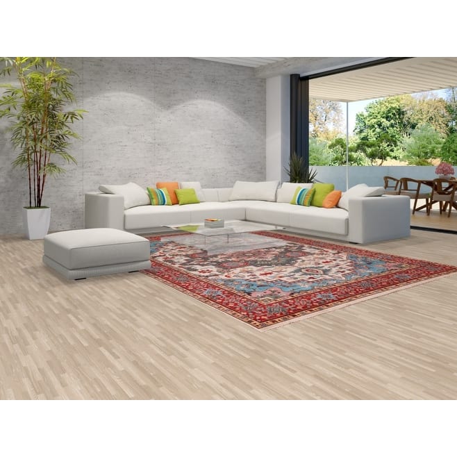 Oushak Oriental Area Rug Handmade Wool Carpet - 8'9"x 11'11"