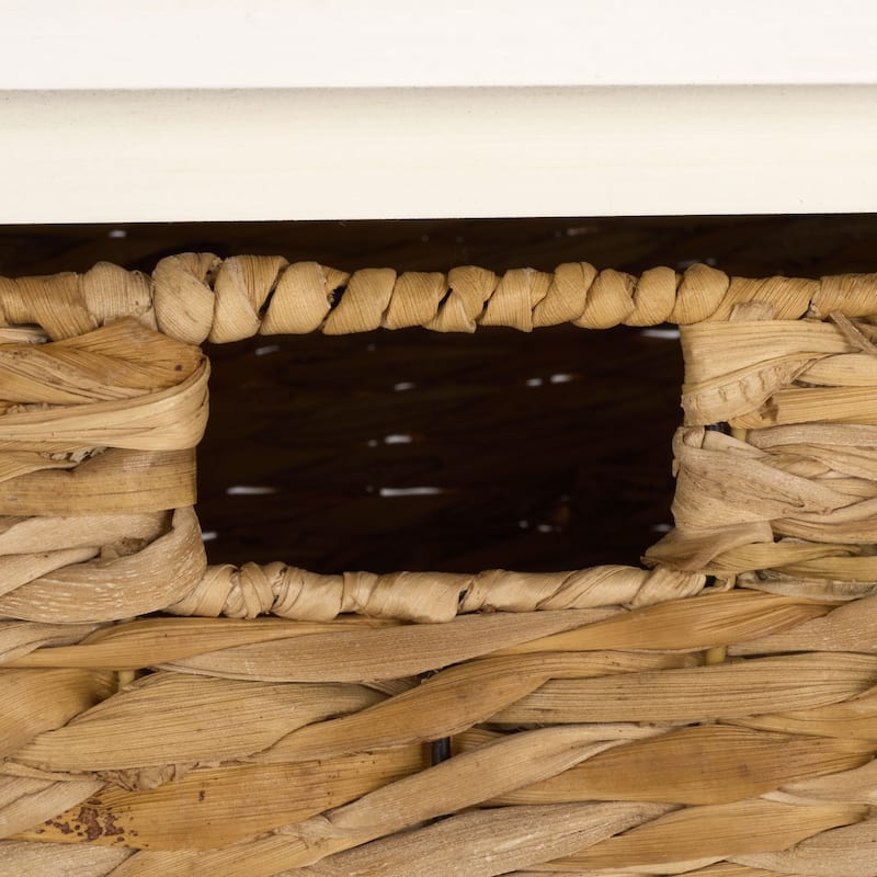 SAFAVIEH Evalena Distressed Black Console Storage Table - 44.5" x 13.4" x 31.5" - 45"W x 13"D x 32"H