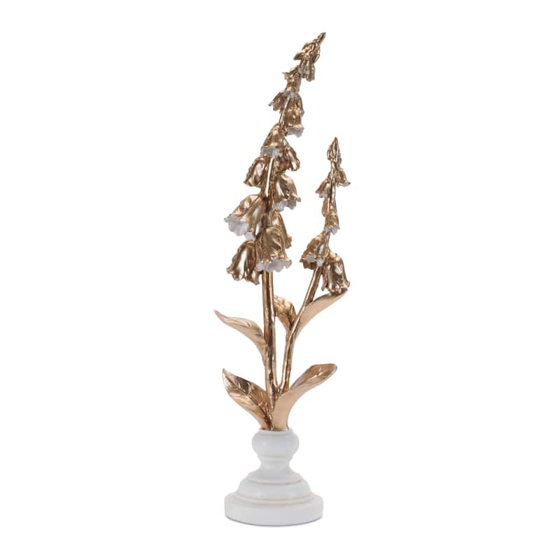 Ceramic Floral Stem Sculpture (Set of 3)