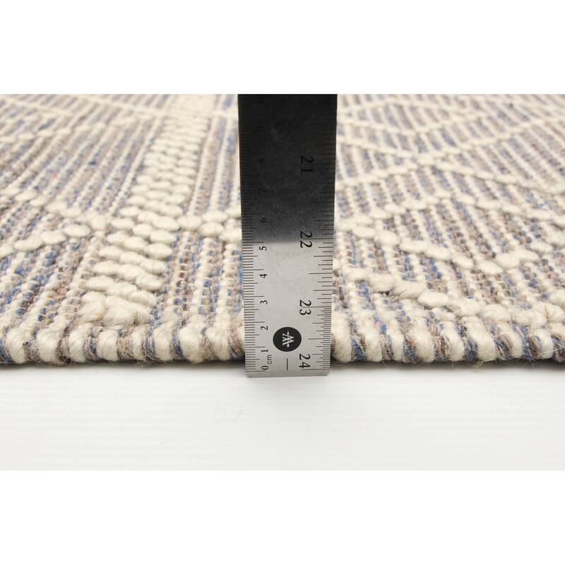 ECARPETGALLERY Braid weave Sienna Tan Wool Rug - 5'2 x 7'7