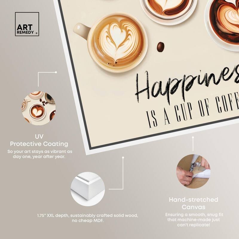 68945 Coffee Cup Collection Canvas by Art Remedy