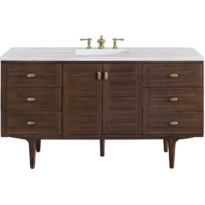 James Martin Vanities 670-V60S-3AF Amberly 60" Free Standing or Wall