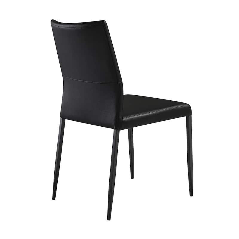 Giana Kash 5 Piece Extendable Dining Set with Faux Leather Chairs