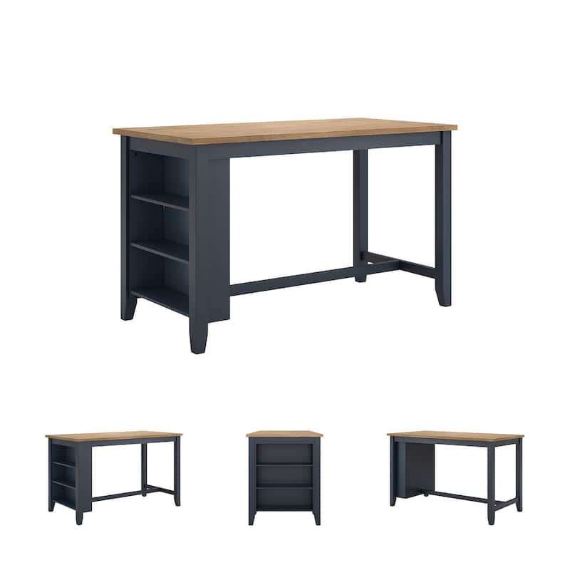 Signature Design by Ashley Gesthaven Counter Height Dining Table - 60" W x 30" D x 36" H