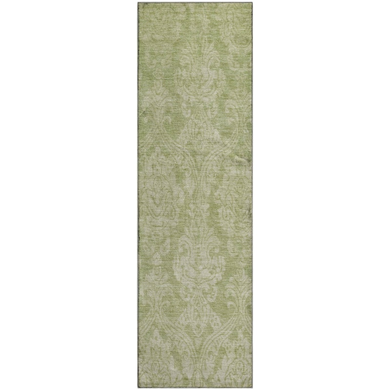 Premium Washable Super Soft Traditional Damask Mayfield Rug