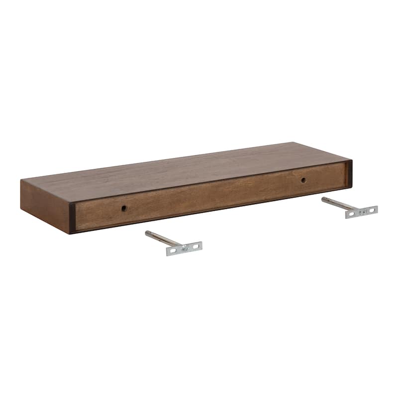 Kate and Laurel Havlock Wood Shelf Set