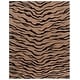 preview thumbnail 2 of 6, SAFAVIEH Handmade Soho Demetrina Tiger N.Z. Wool Rug 7'6" x 9'6" - Gold/Black - Rectangle